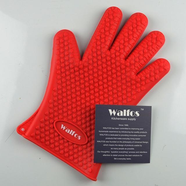 BBQ Silicone Oven Grill Barbecue Glove Mitts