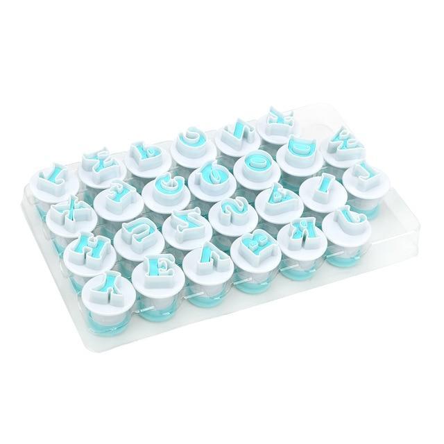 Alphabet Fondant Plunger Cutter