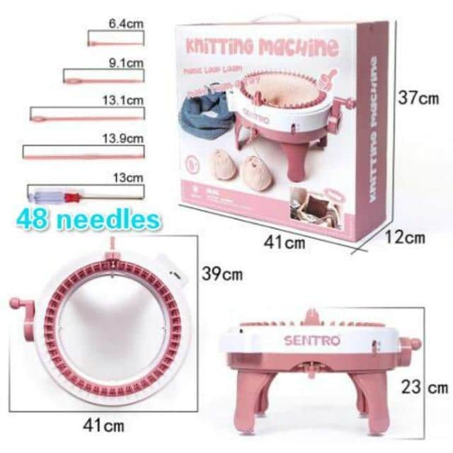 Needle Knitting Loom Machine