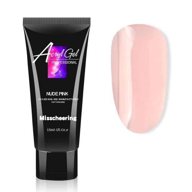Creamy Acrylic Polygel Nail Gel Polish