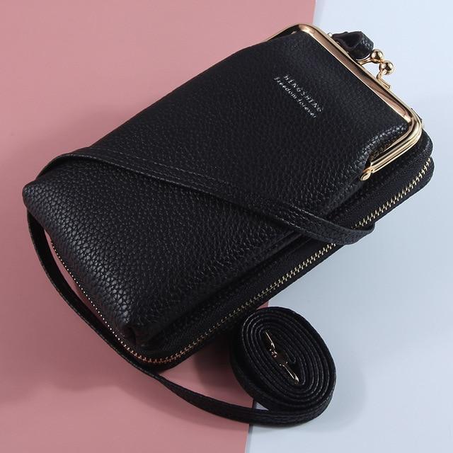 Women Phone Bag Solid Crossbody Bag