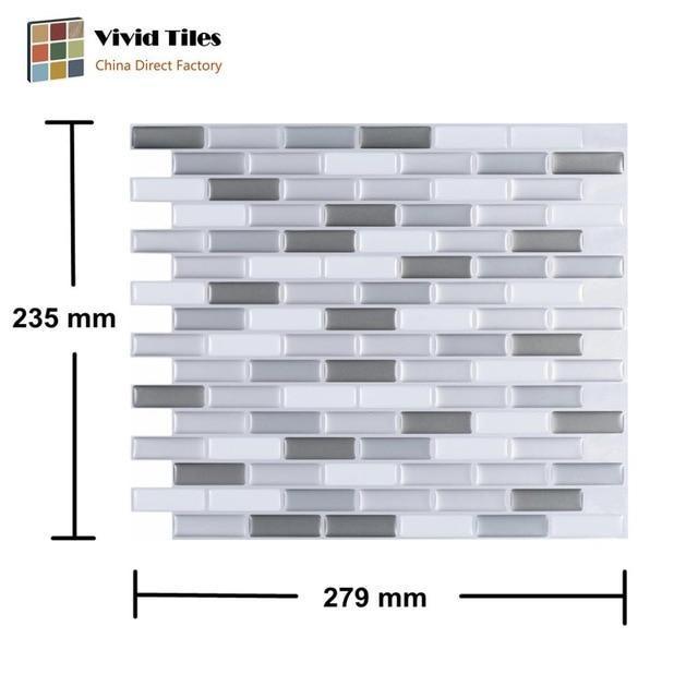 Crystal Tile Self-Adhesive 3D Wall Sticker