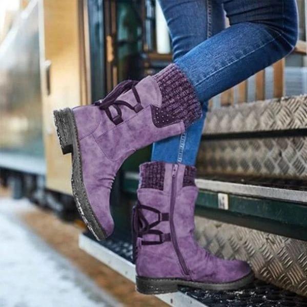 Women’s Winter Warm Lace Up Snow Boots