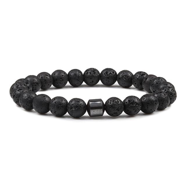Anti-Swelling Black Obsidian Bracelet