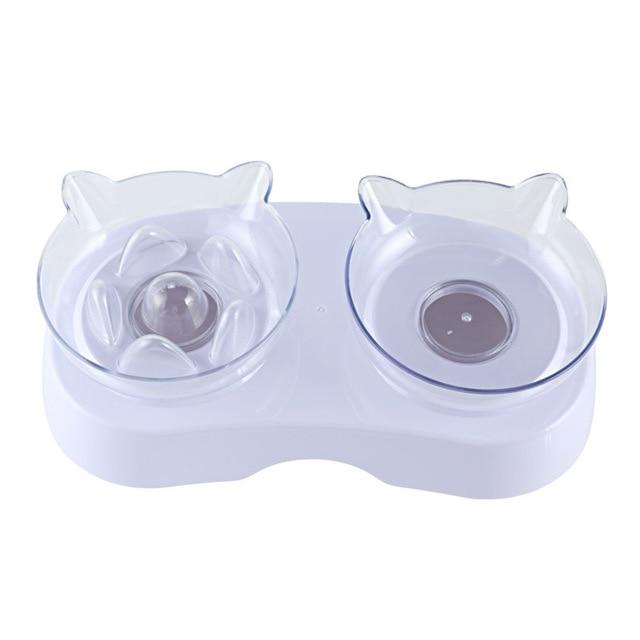 Anti-Vomiting Elevated Cat Bowl