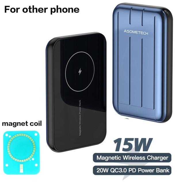 Charge Fast™ MagSafe Ultra-Thin Magnetic Wireless Charging Power Bank 5000mAh