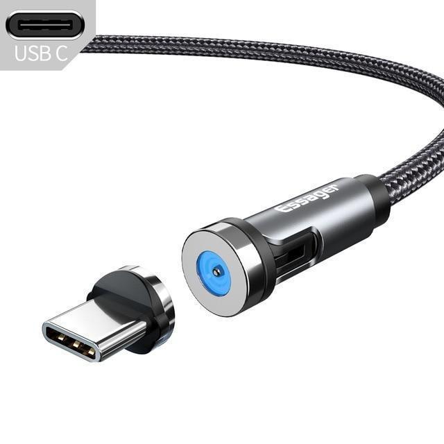 540° Rotation Fastest Charging Magnetic Cable