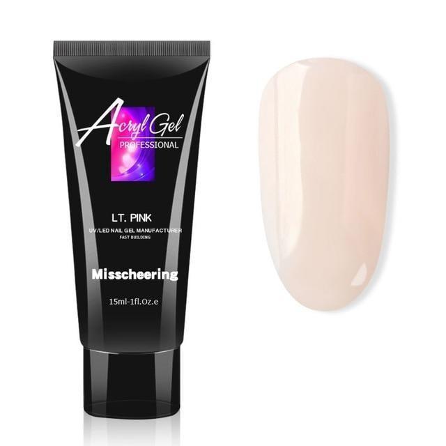 Creamy Acrylic Polygel Nail Gel Polish