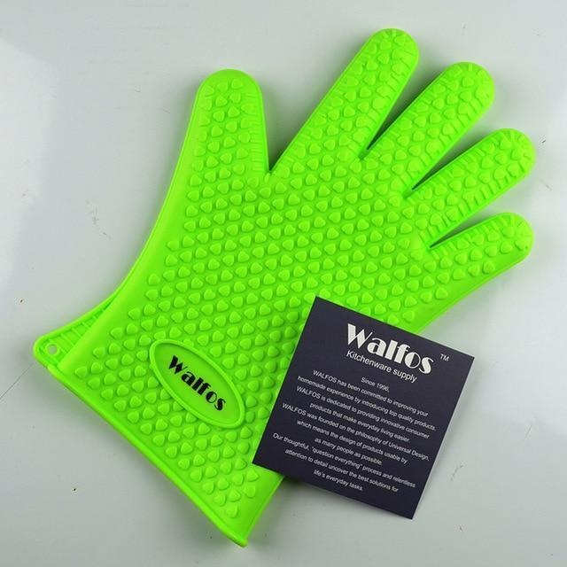 BBQ Silicone Oven Grill Barbecue Glove Mitts
