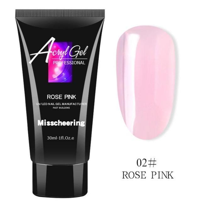 Nail Crystal Poly Gel