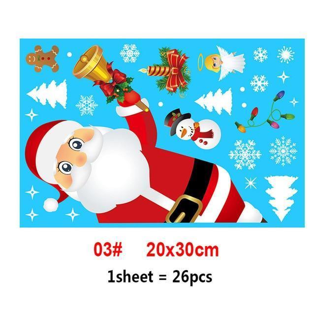 Christmas Window Sticker Decals