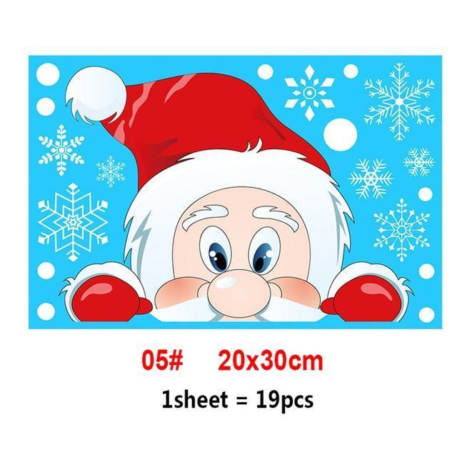 Christmas Window Sticker Decals