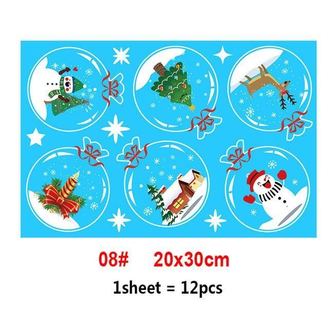 Christmas Window Sticker Decals