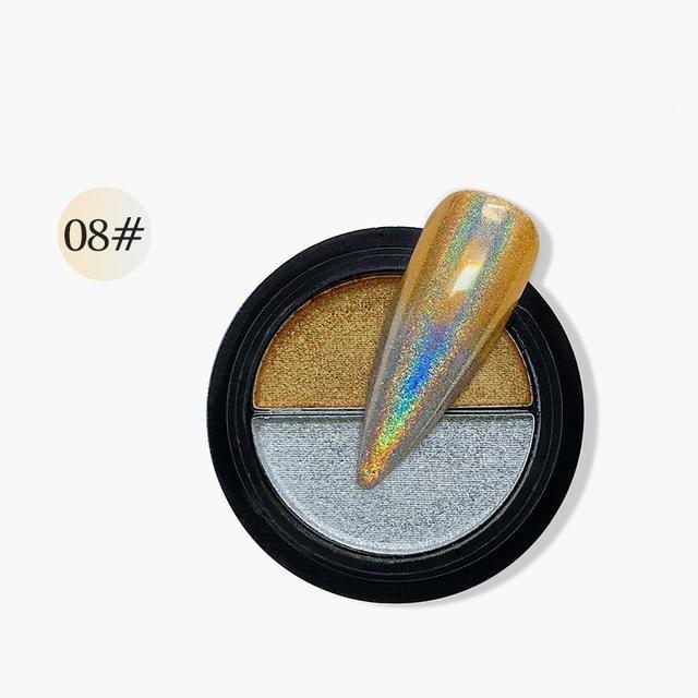 DualMirror Two-Tone Nail Pressed Powder