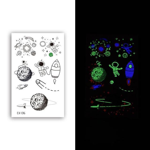 Inkstr™ Glow-In-The-Dark Tattoo Sticker Set