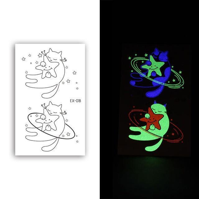 Inkstr™ Glow-In-The-Dark Tattoo Sticker Set