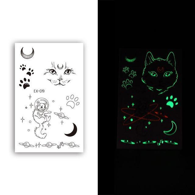 Inkstr™ Glow-In-The-Dark Tattoo Sticker Set