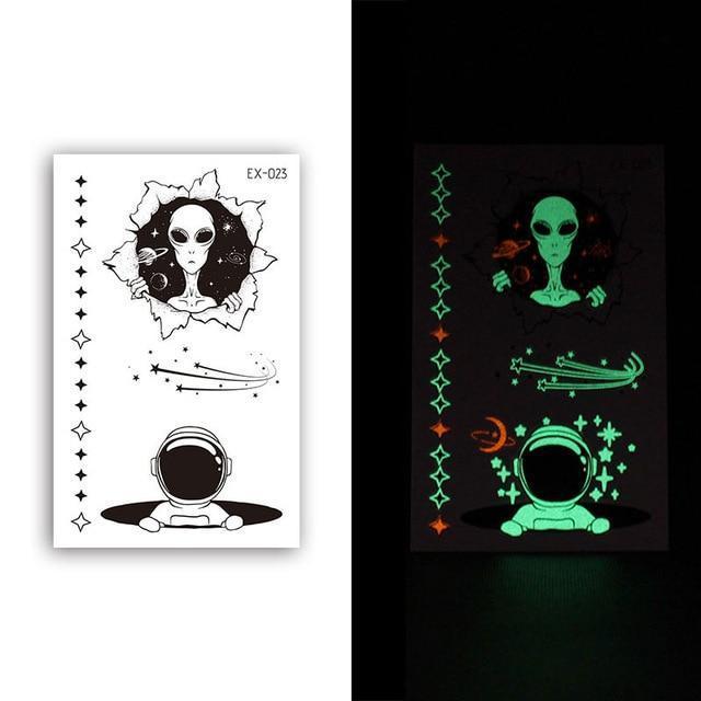 Inkstr™ Glow-In-The-Dark Tattoo Sticker Set