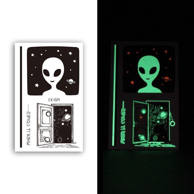 Inkstr™ Glow-In-The-Dark Tattoo Sticker Set