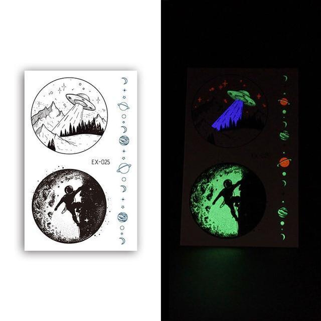 Inkstr™ Glow-In-The-Dark Tattoo Sticker Set