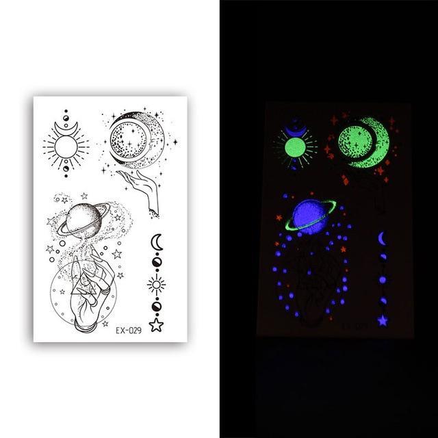 Inkstr™ Glow-In-The-Dark Tattoo Sticker Set