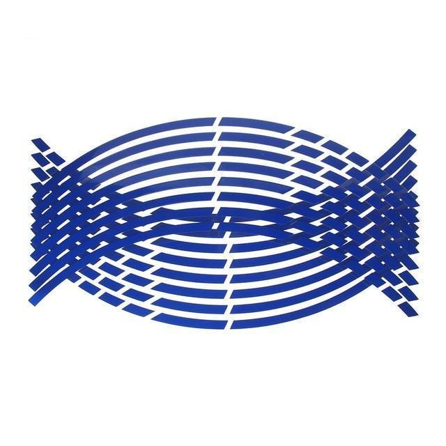 Reflective Sticker on Wheel Hub