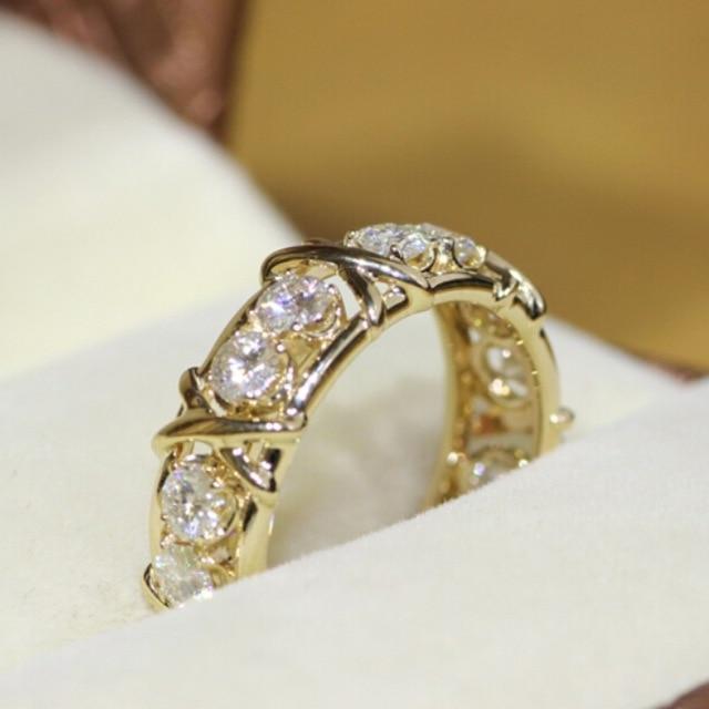 Sterling Silver Cross Full Diamond Ring