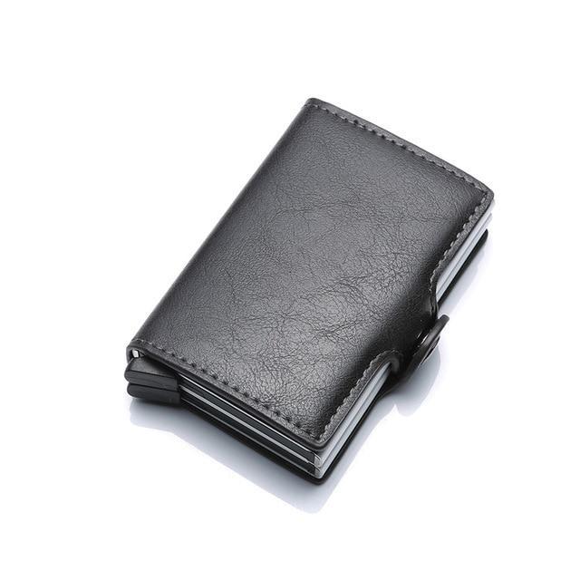 Minimalism RFID Automatic Pop-up & Pull-out Leather Fashion Wallet
