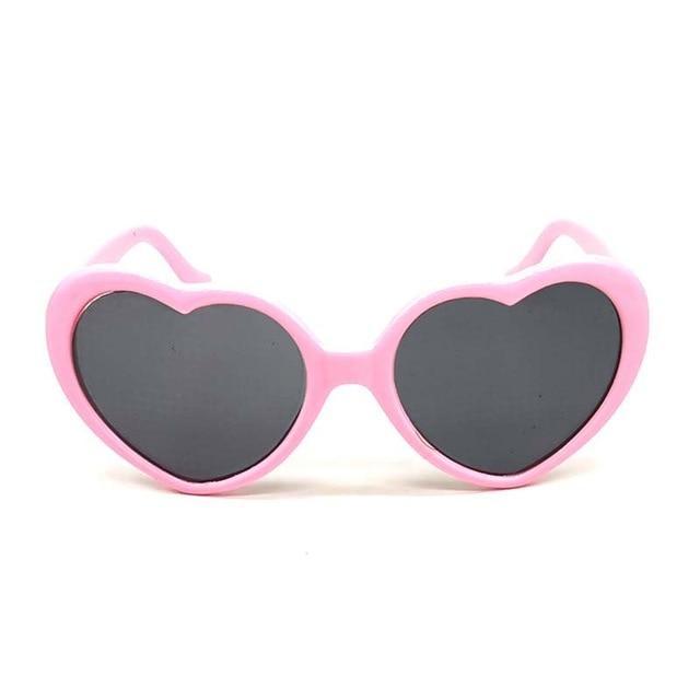 Retro Heart Lenses Glasses