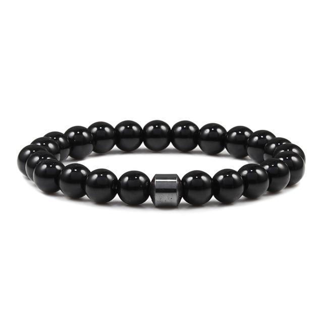 Anti-Swelling Black Obsidian Bracelet