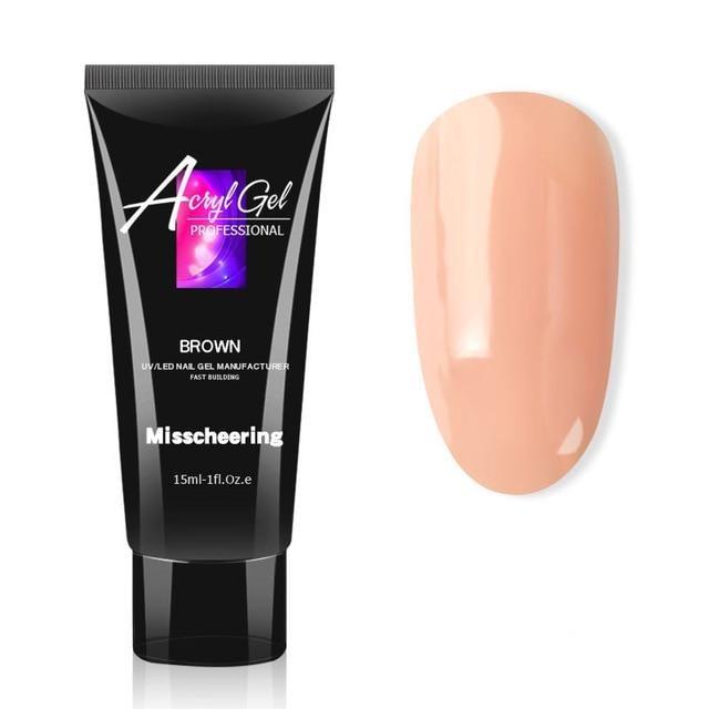 Creamy Acrylic Polygel Nail Gel Polish