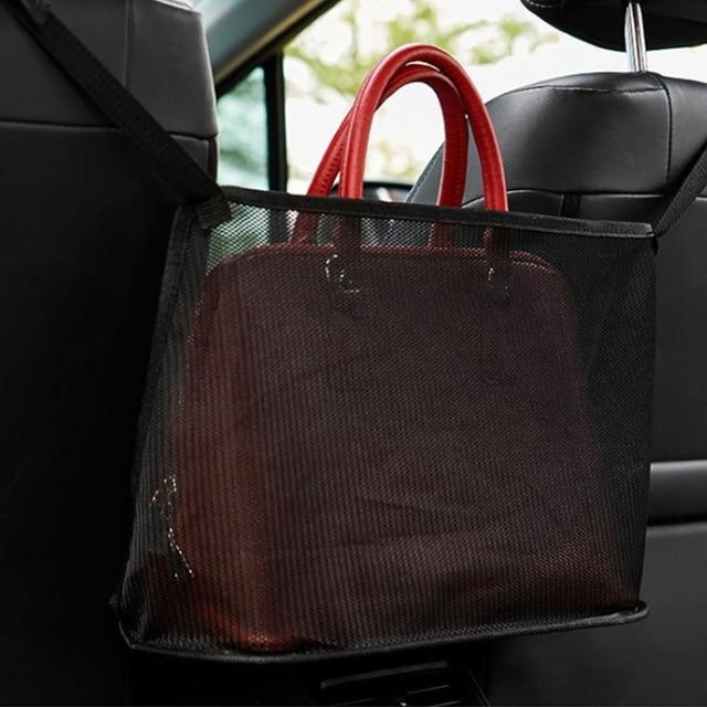 Premium Car Seat Storage Bag & Net