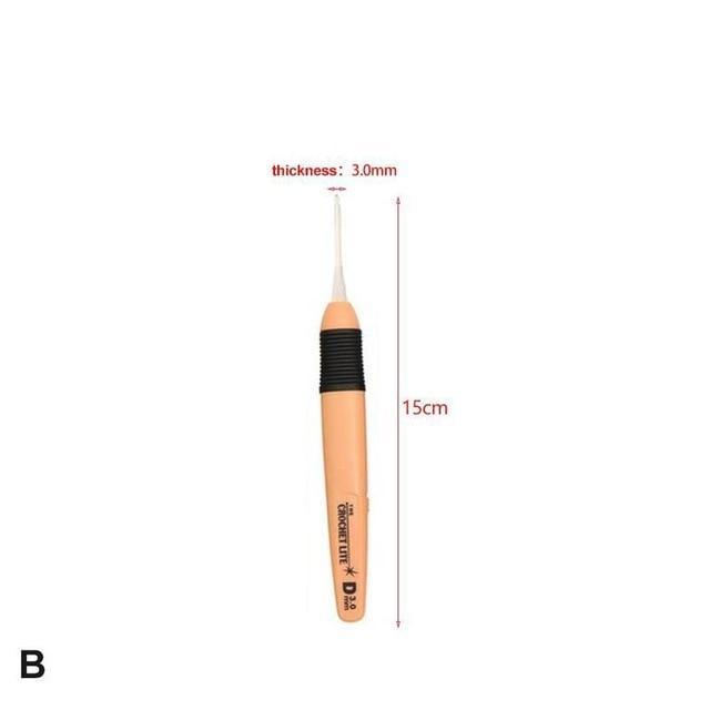 USB Rechargeable LED Lighted Crochet Hooks