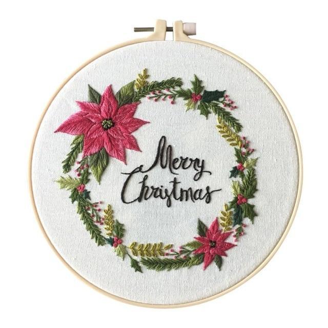 Christmas Embroidery Set