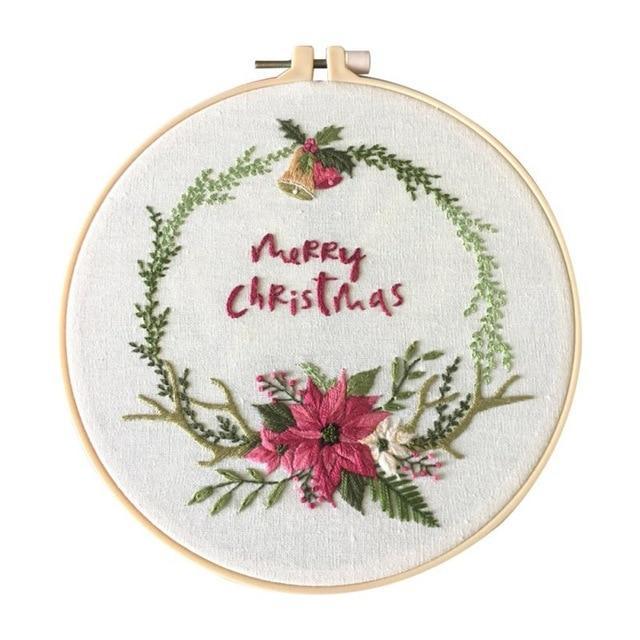 Christmas Embroidery Set