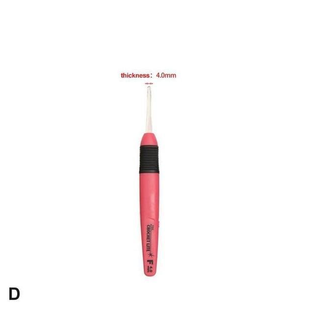 USB Rechargeable LED Lighted Crochet Hooks