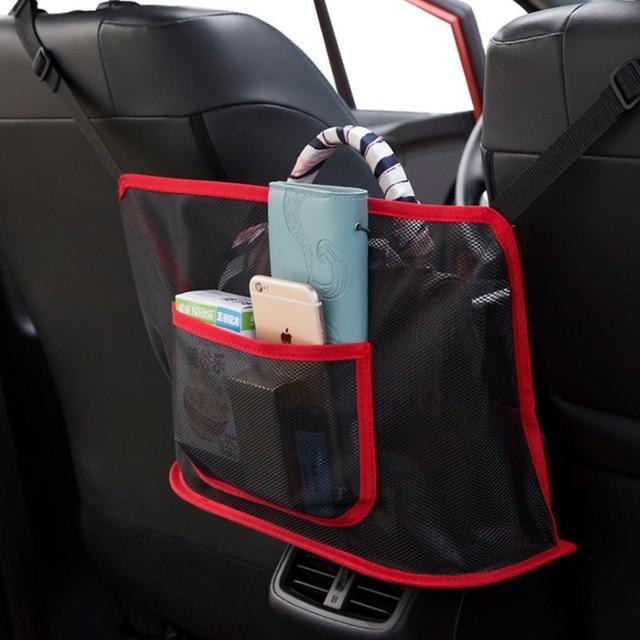 Premium Car Seat Storage Bag & Net