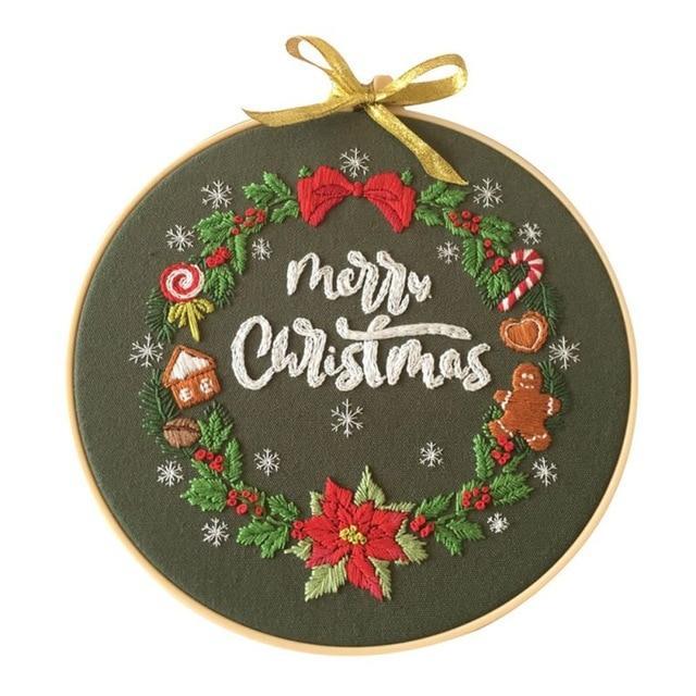 Christmas Embroidery Set