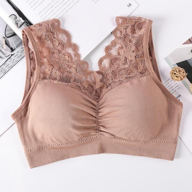 Lami Bra Push Up Comfort Super Elastic Breathable Lace Bra