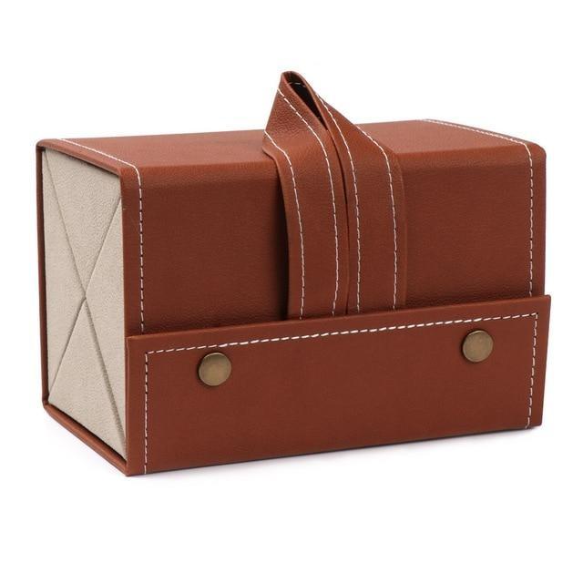 Leather Multiple Glasses Storage Case