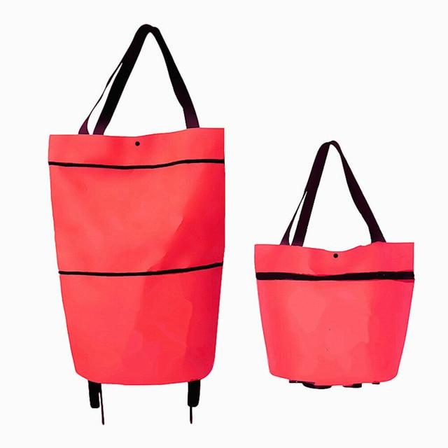 Foldable Waterproof Shopping Trolley Tote Bag