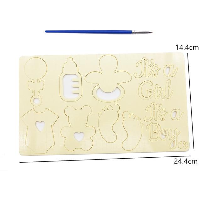 DIY Alphabet Cake Stamp Fondant Mold