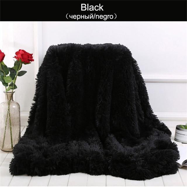 Fluffy Blanket With Pillow Cover