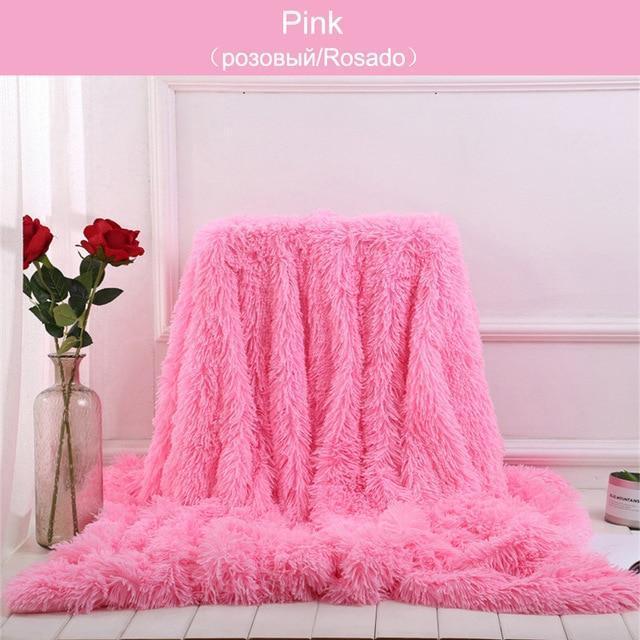 Fluffy Blanket With Pillow Cover