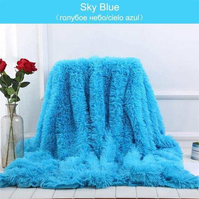 Fluffy Blanket With Pillow Cover