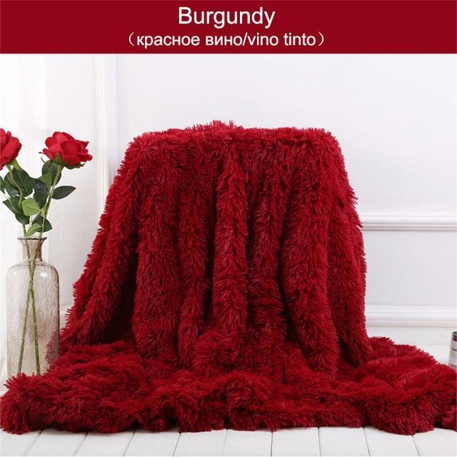 Fluffy Blanket With Pillow Cover