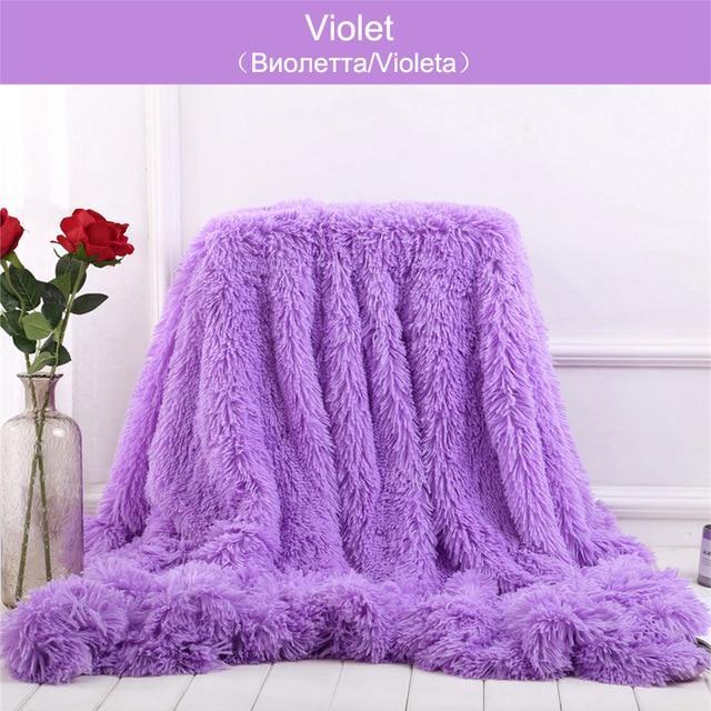 Fluffy Blanket With Pillow Cover