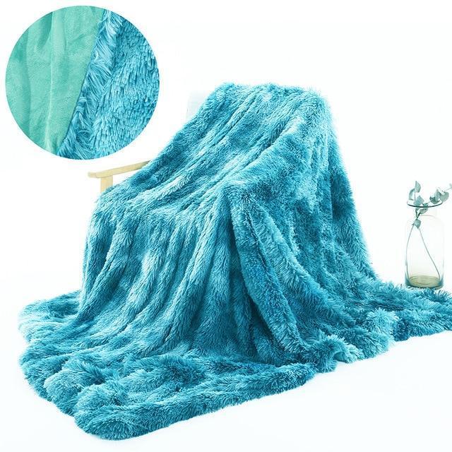 Fluffy Blanket With Pillow Cover