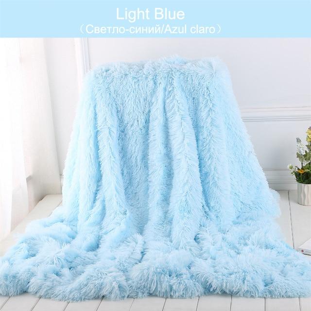 Fluffy Blanket With Pillow Cover