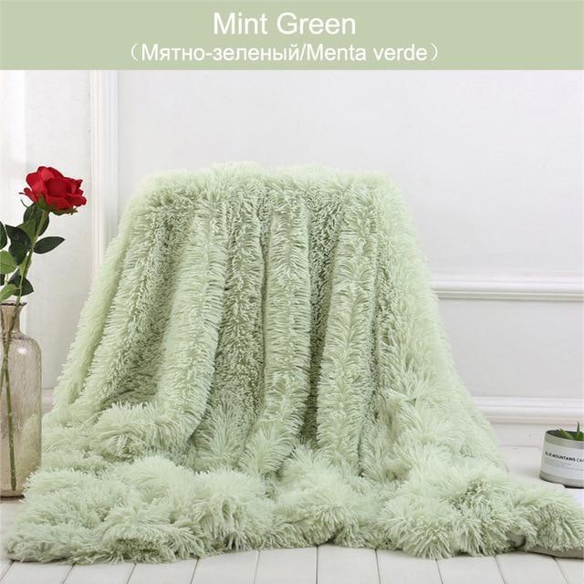 Fluffy Blanket With Pillow Cover